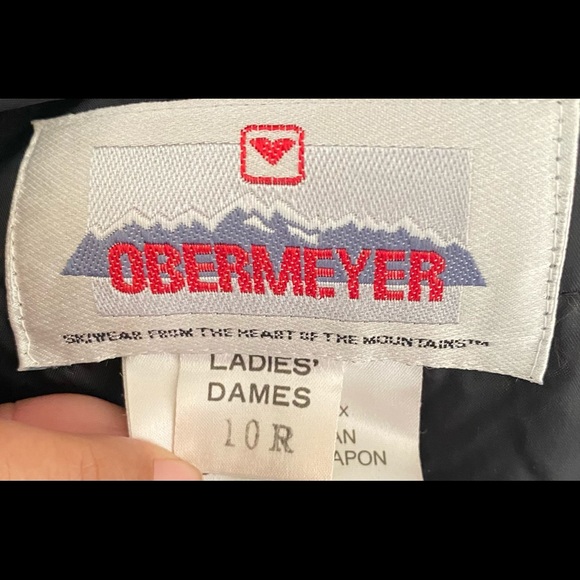 Obermeyer Ladie’s Black Ski Stirrup Wool Nylon Spandex pants (Size: 10R) - Picture 5 of 9